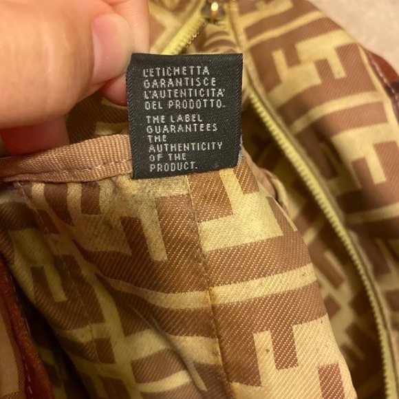 Fendi zucca logo monogram tote - Picture 3 of 4